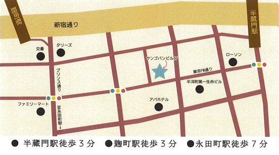 東京支店地図